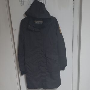 Lole Black Hooded Trench Coat